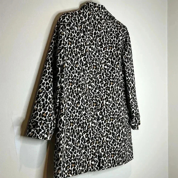 Cotton Trench Coat Leopard Print - Picture 9 of 12